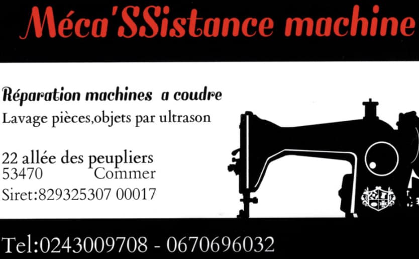 Réparateur machine à coudre